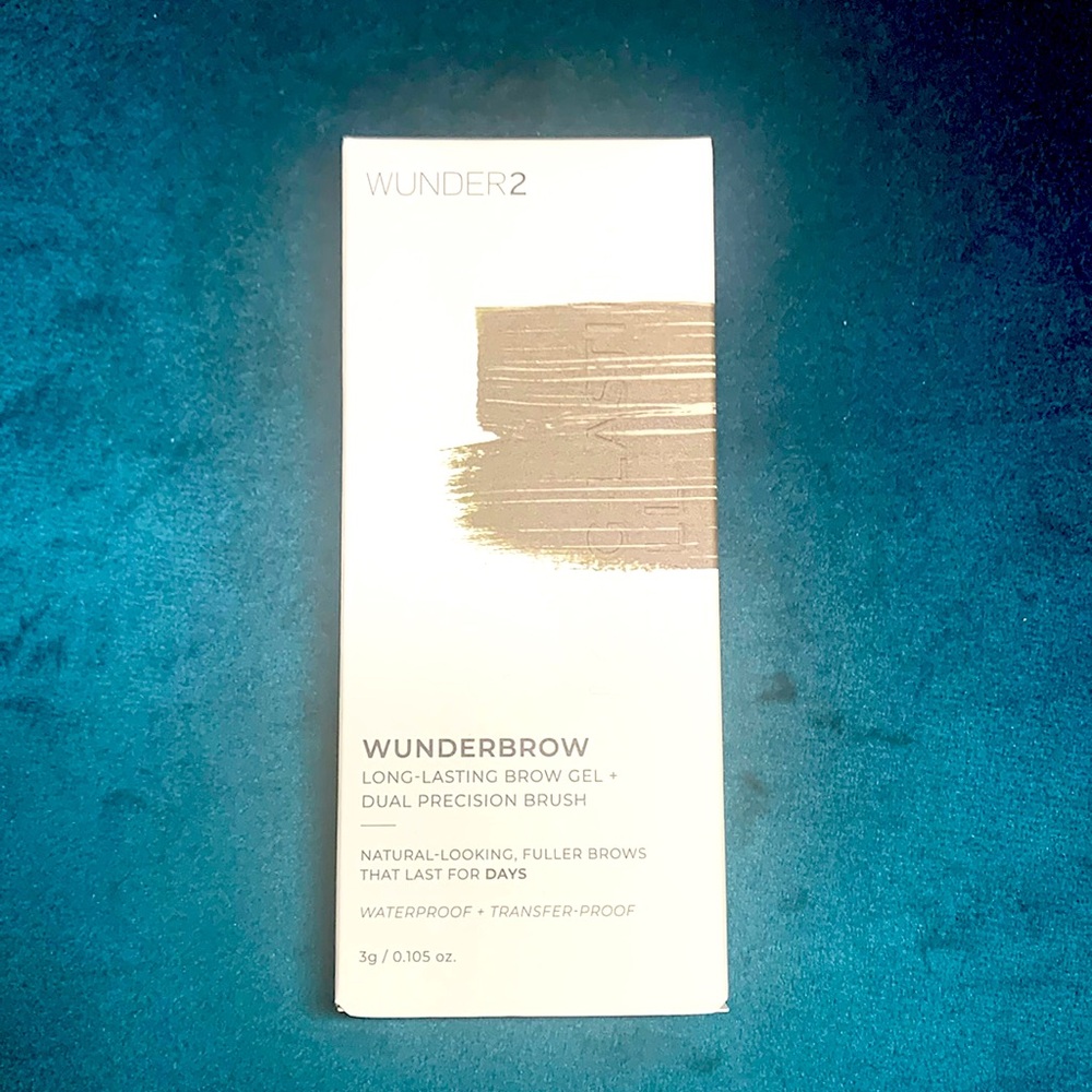Wunderbrow Long Lasting Brow Gel and Dual Precision Brush in Black Brown